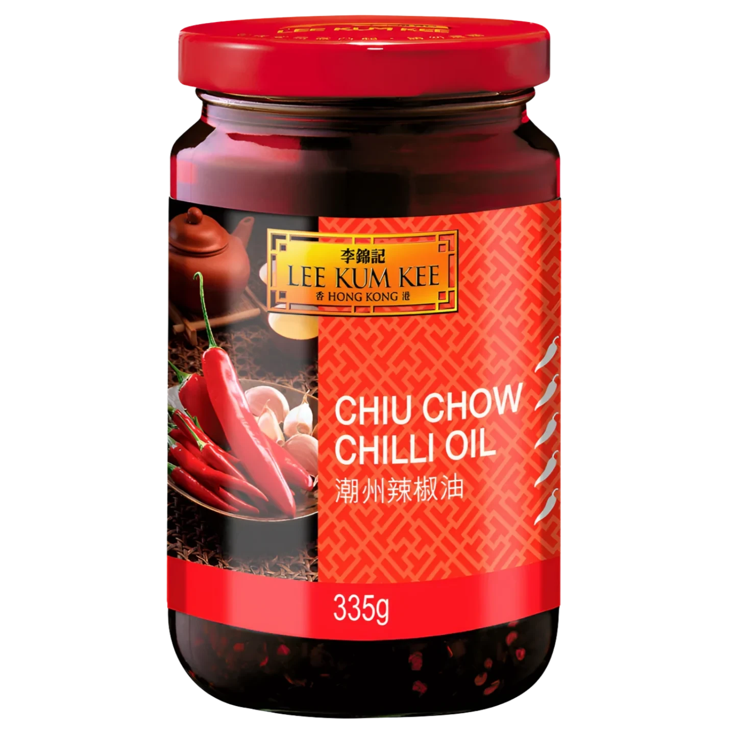 Kjøp Chiu Chow Chilli Oil - Lee Kum Kee, 335g - Fodda.no Asiatisk Nettbutikk - Rask levering i hele Norge