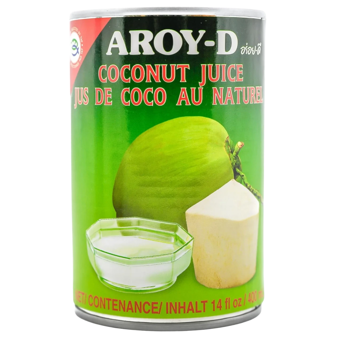 Kjøp Coconut Juice - Aroy-D, 400ml - Fodda.no Asiatisk Nettbutikk - Rask levering i hele Norge