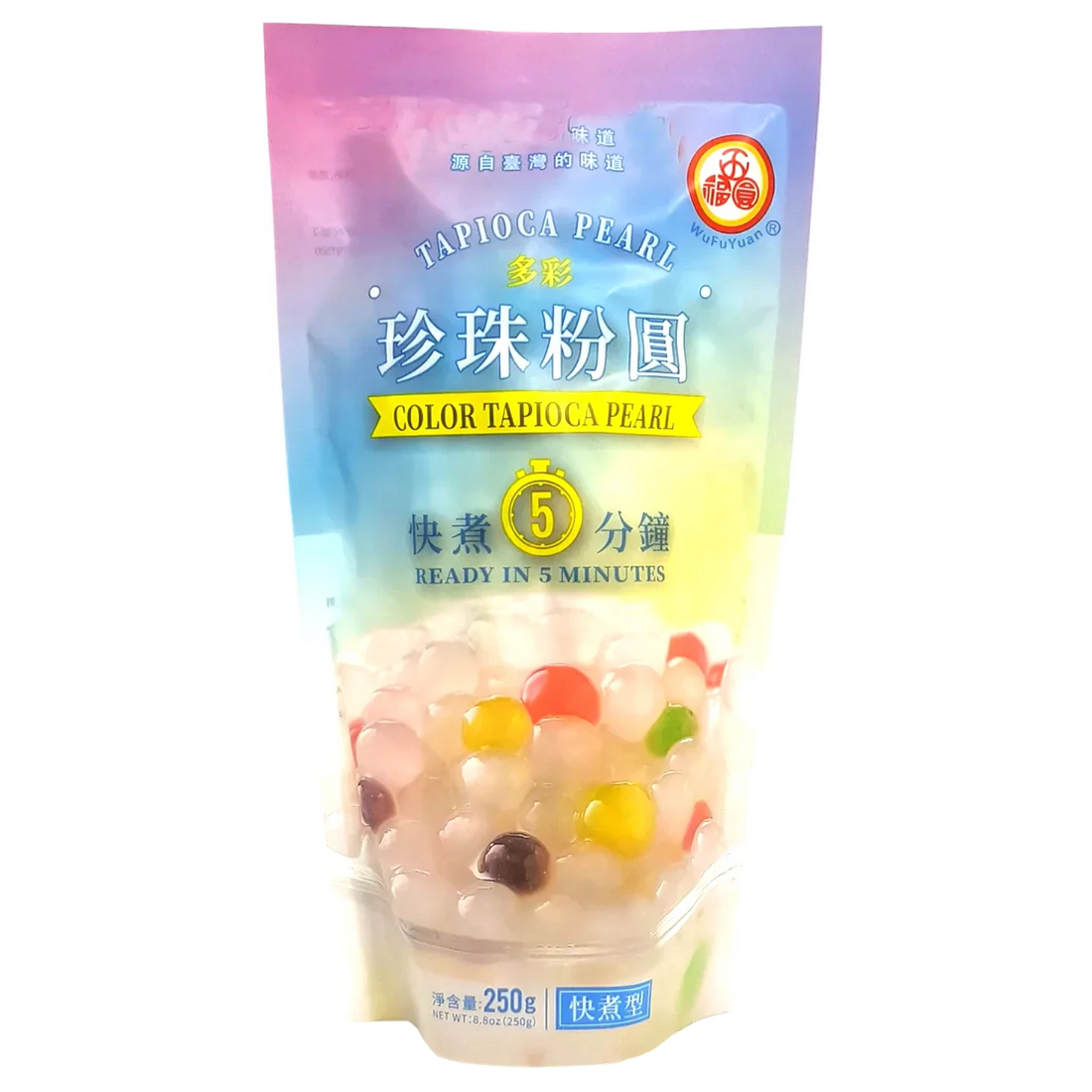 Kjøp Colour Tapioca Pearl - WuFuYuan, 250g - Fodda.no Asiatisk Nettbutikk - Rask levering i hele Norge