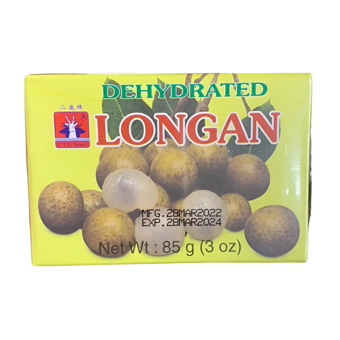 Kjøp Dehydrated Longan - C.T.F Brand, 85g - Fodda.no Asiatisk Nettbutikk - Rask levering i hele Norge