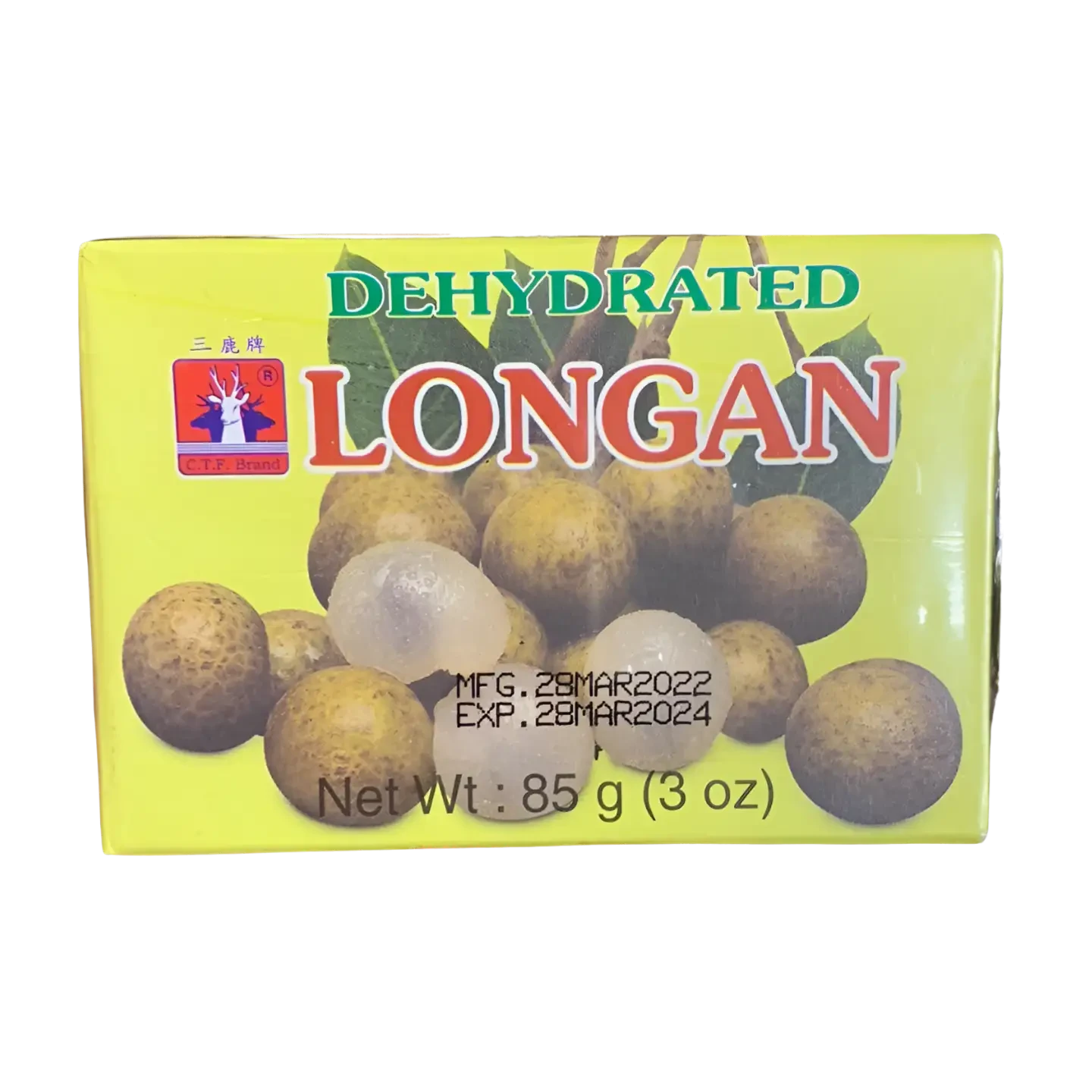 Kjøp Dehydrated Longan - C.T.F Brand, 85g - Fodda.no Asiatisk Nettbutikk - Rask levering i hele Norge