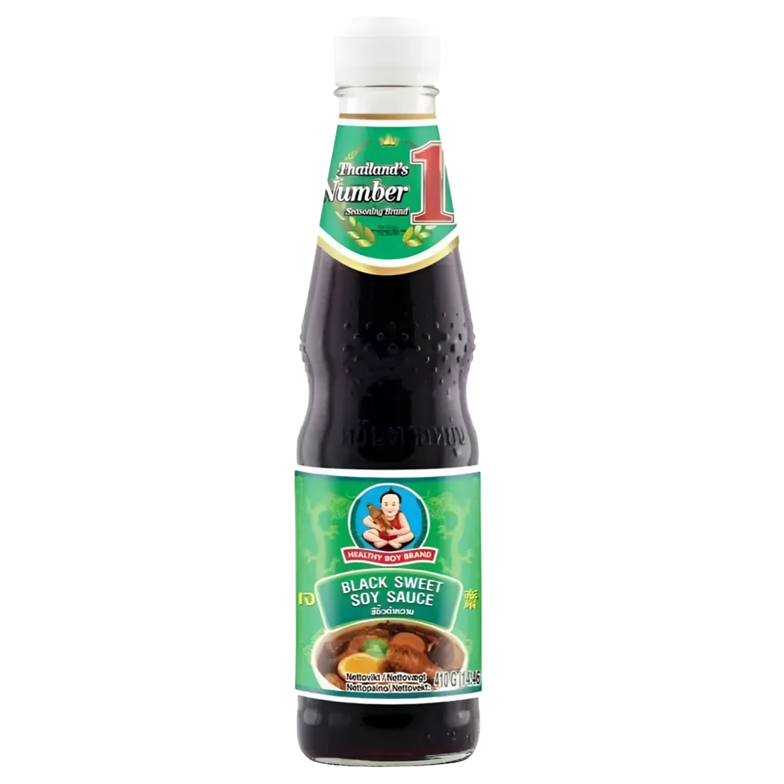 Kjøp Dek Som Boon Black Sweet Soy Sauce, 410g på nett - Fodda.no Asiatisk Nettbutikk - Rask levering i hele Norge