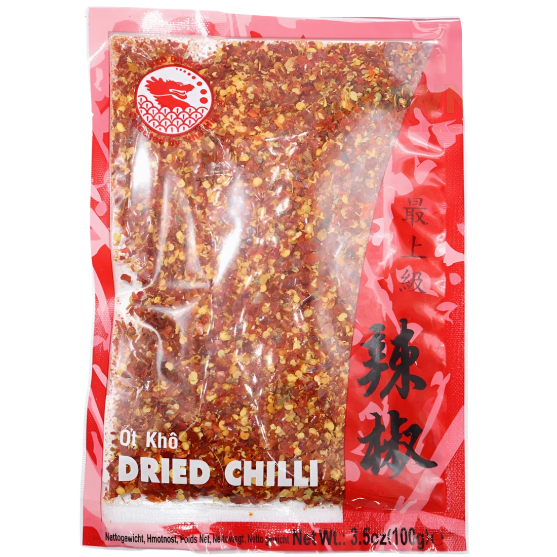 Kjøp Dried Chilli Powder (Crush) - Red Dragon, 100g - Fodda.no Asiatisk Nettbutikk - Rask levering i hele Norge