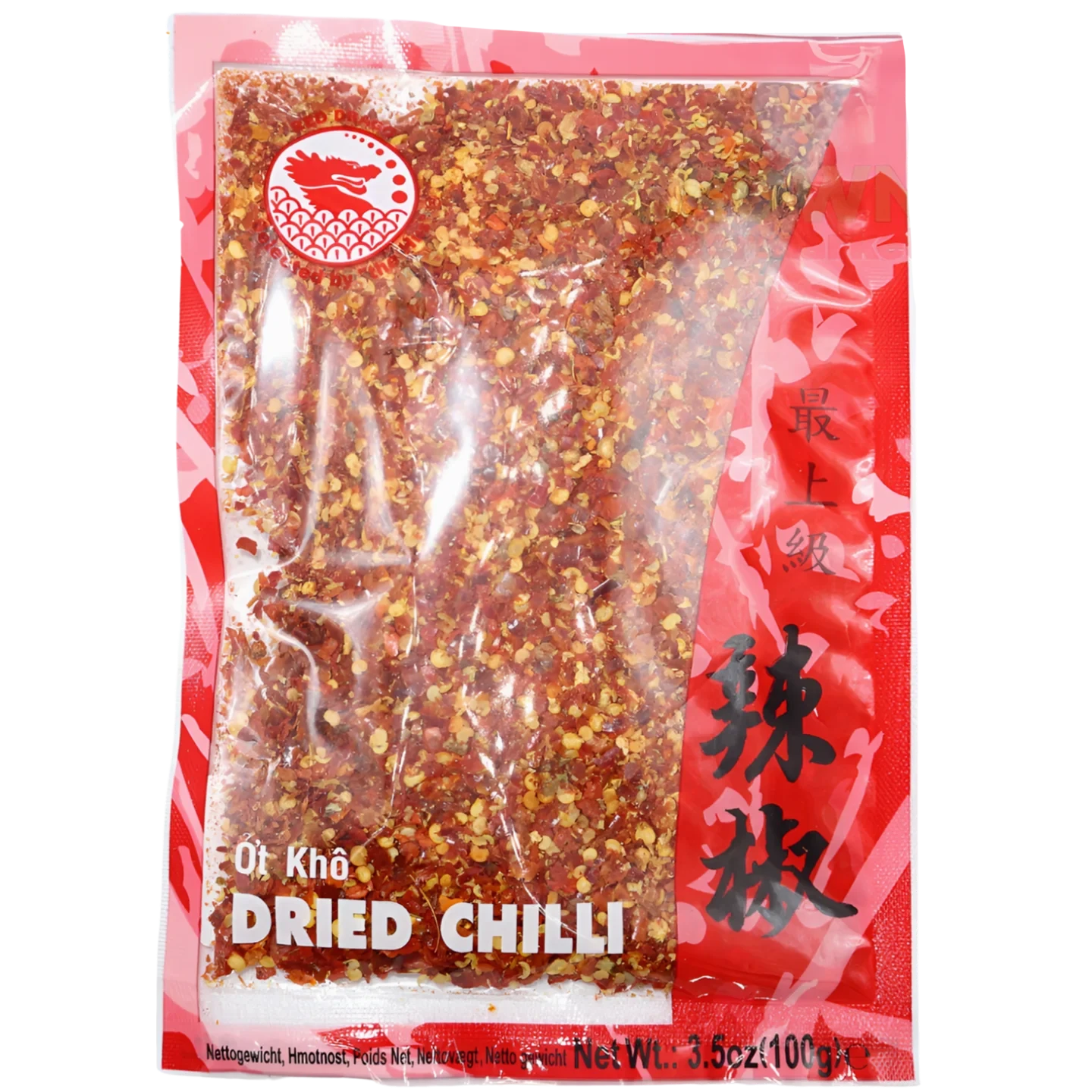 Kjøp Dried Chilli Powder (Crush) - Red Dragon, 100g - Fodda.no Asiatisk Nettbutikk - Rask levering i hele Norge