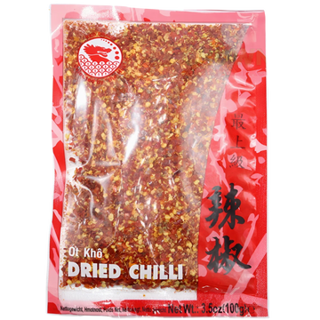 Kjøp Dried Chilli Powder (Crush) - Red Dragon, 100g - Fodda.no Asiatisk Nettbutikk - Rask levering i hele Norge