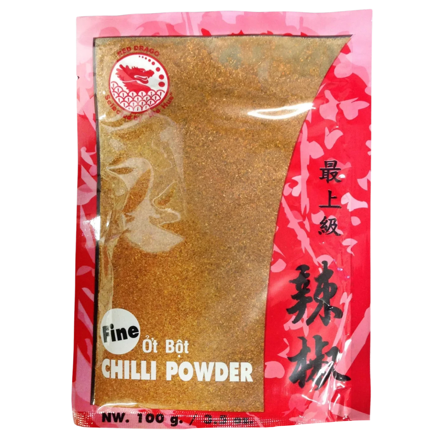 Kjøp Dried Chilli Powder (Fine) - Red Dragon, 100g - Fodda.no Asiatisk Nettbutikk - Rask levering i hele Norge