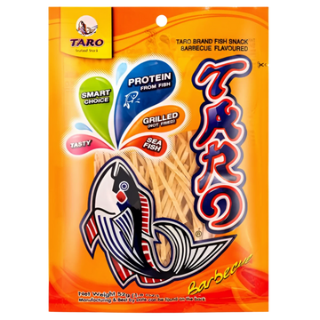 Kjøp Fish Snack Barbecue Flavor - Taro, 52g - Fodda.no Asiatisk Nettbutikk - Rask levering i hele Norge