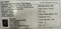 Kjøp Food Seasoning Pork Flavour - No.1, 800g - Fodda.no Asiatisk Nettbutikk - Rask levering i hele Norge