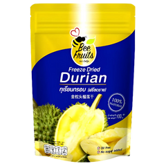 Kjøp Freeze Dried Durian - Bee Fruits, 50g - Fodda.no Asiatisk Nettbutikk - Rask levering i hele Norge