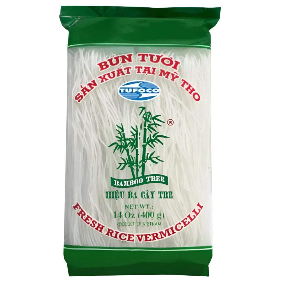 Kjøp Fresh Rice Vermicelli - Tufoco, 400g - Fodda.no Asiatisk Nettbutikk - Rask levering i hele Norge