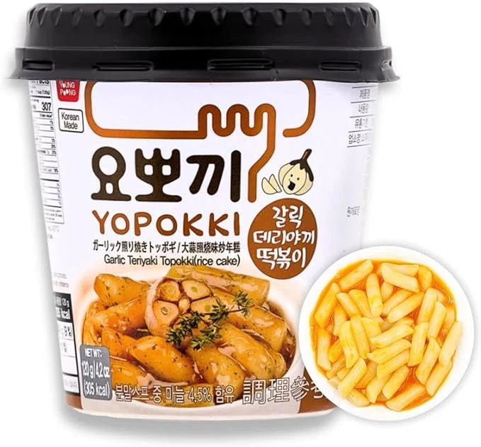 Kjøp Garlic Teriyaki Topokki - Yopokki, 120g - Fodda.no Asiatisk Nettbutikk - Rask levering i hele Norge