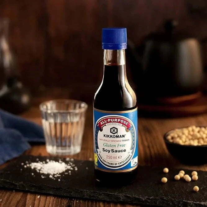 Kjøp Glutenfri Tamari Soyasaus - KIKKOMAN, 250ml - Fodda.no Asiatisk Nettbutikk - Rask levering i hele Norge