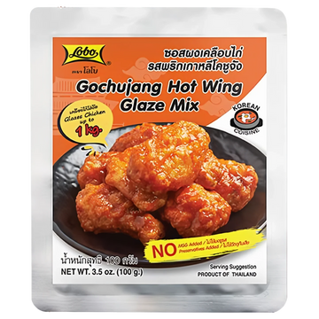 Kjøp Gochujang Hot Wing Glaze Mix - Lobo, 100g - Fodda.no Asiatisk Nettbutikk - Rask levering i hele Norge