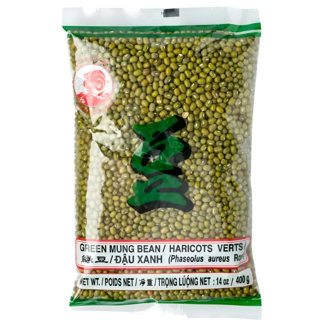 Kjøp Green Mung Bean - Cock Brand, 400g - Fodda.no Asiatisk Nettbutikk - Rask levering i hele Norge