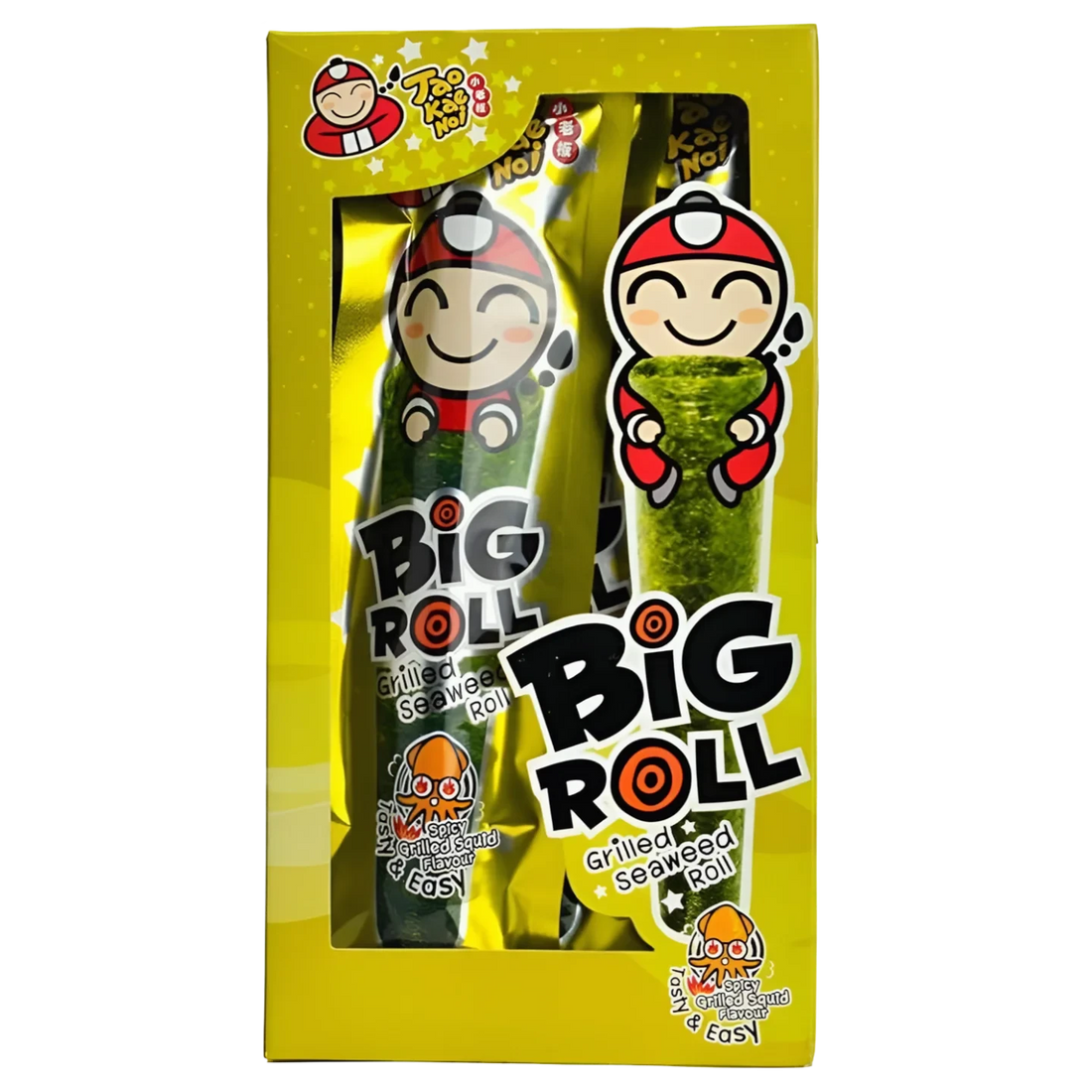 Kjøp Grilled Seaweed Roll Spicy Squid Flavor - Tao Kae Noi, 9x3g - Fodda.no Asiatisk Nettbutikk - Rask levering i hele Norge