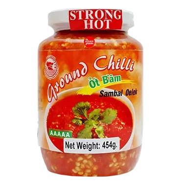 Kjøp Ground Chilli Sambal Oelek - Red Dragon, 454g - Fodda.no Asiatisk Nettbutikk - Rask levering i hele Norge