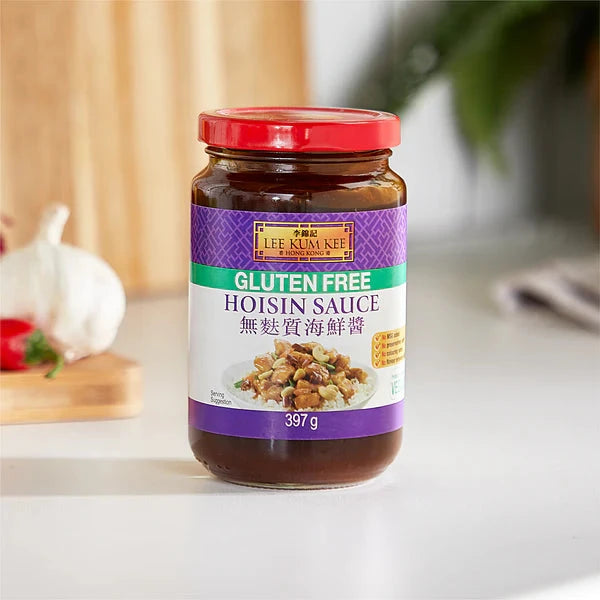 Kjøp Hoisin Sauce (Gluten-Free) - Lee Kum Kee, 397g - Fodda.no Asiatisk Nettbutikk - Rask levering i hele Norge