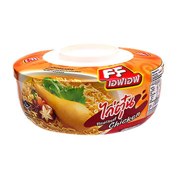 Kjøp Instant Cup Noodle Braised Chicken - FF, 60g - Fodda.no Asiatisk Nettbutikk - Rask levering i hele Norge