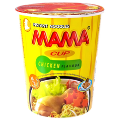 Kjøp Instant Cup Noodle Chicken Flavour - MAMA, 70g - Fodda.no Asiatisk Nettbutikk - Rask levering i hele Norge