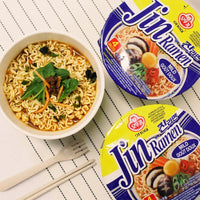 Kjøp Instant Cup Noodle Jin Ramen Mild - Ottogi, 65g - Fodda.no Asiatisk Nettbutikk - Rask levering i hele Norge