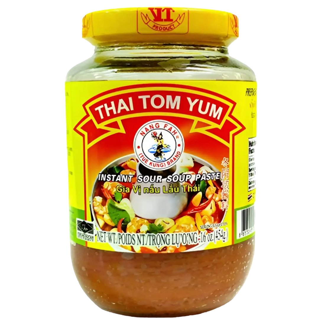 Kjøp Instant Thai Tom Yum Soup Paste - Nang Fah, 454g - Fodda.no Asiatisk Nettbutikk - Rask levering i hele Norge