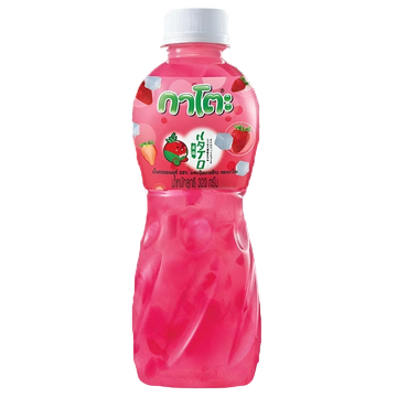 Kjøp Kato Strawberry Juice with Nate De Coco, 280ml på nett - Fodda.no Asiatisk Nettbutikk - Rask levering i hele Norge