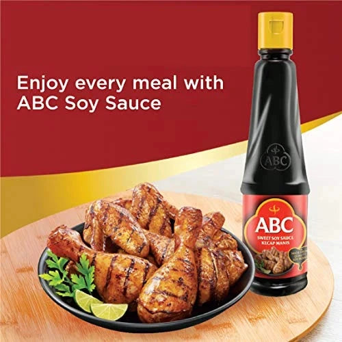 Kjøp Kecap Manis Sweet Soy Sauce - ABC, 600ml - Fodda.no Asiatisk Nettbutikk - Rask levering i hele Norge