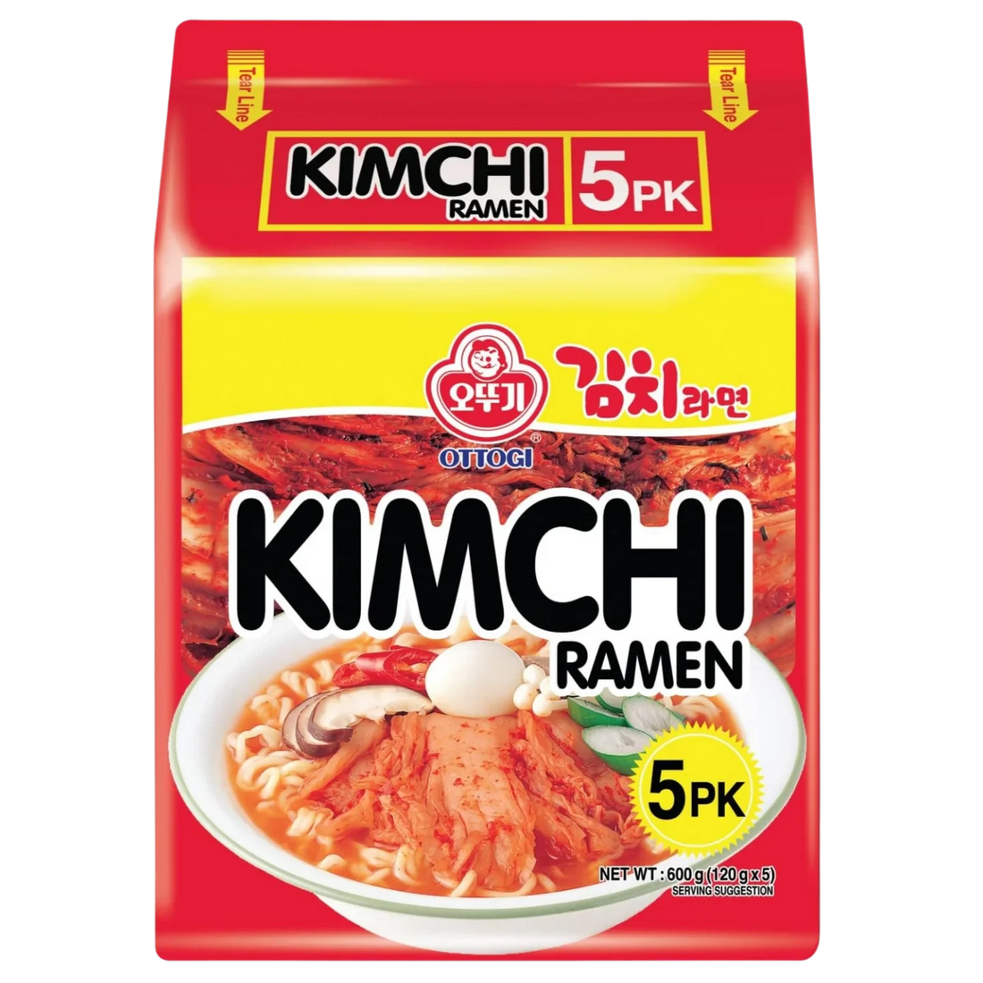 Kjøp Kimchi Ramen - Ottogi, 120gx5 - Fodda.no Asiatisk Nettbutikk - Rask levering i hele Norge