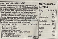 Kjøp Kimchi Ramen - Ottogi, 120gx5 - Fodda.no Asiatisk Nettbutikk - Rask levering i hele Norge