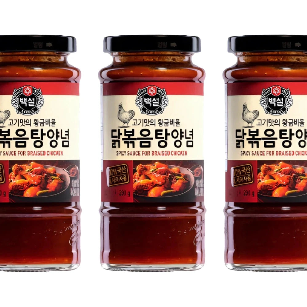 Kjøp Korean Gochujang Spicy Sauce for Stir Fried Chicken – CJ BEKSUL, 3x290g - Fodda.no Asiatisk Nettbutikk - Rask levering i hele Norge