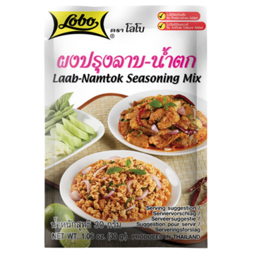 Kjøp Laab-Namtok Seasoning Mix - Lobo, 35g - Fodda.no Asiatisk Nettbutikk - Rask levering i hele Norge