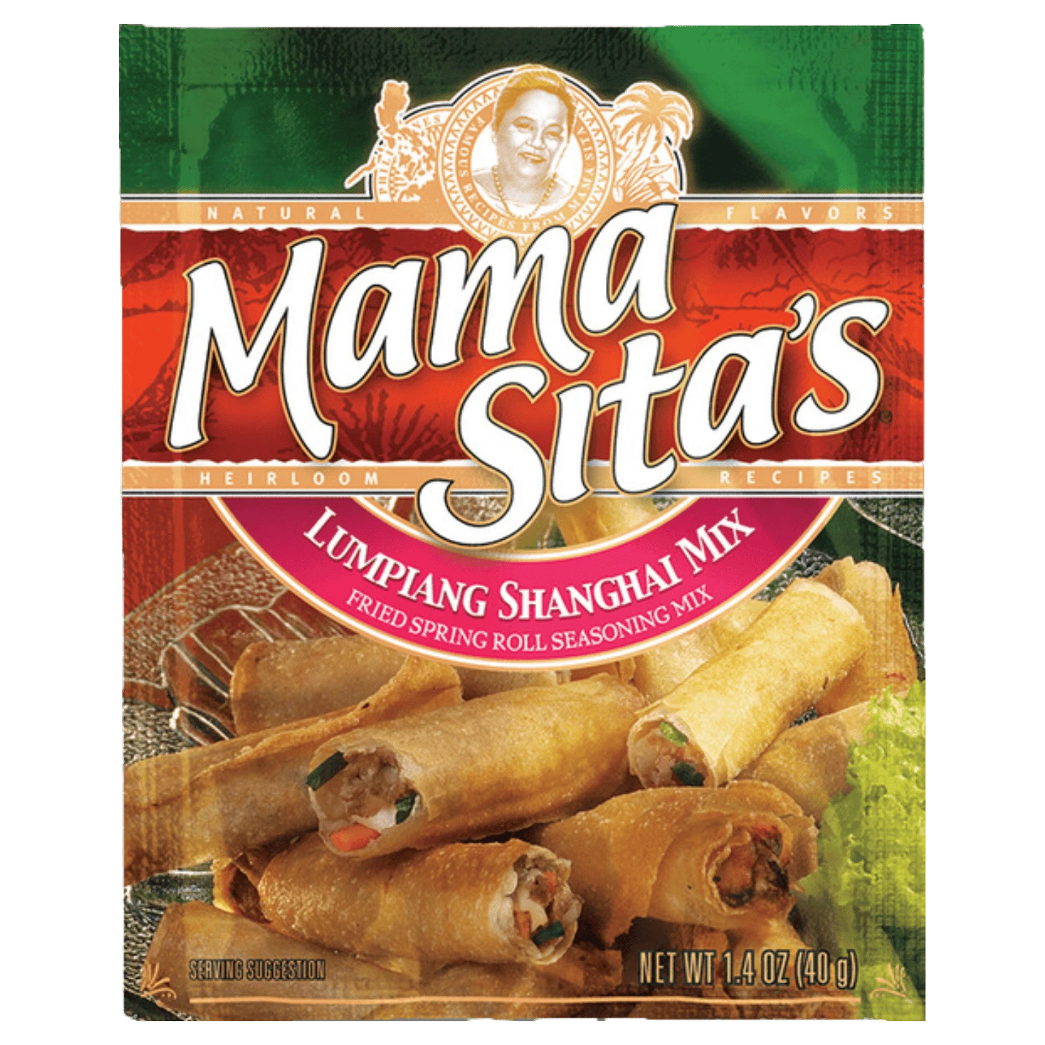 Kjøp Lumpiang Shanghai Mix (Fried Spring Roll Seasoning Mix), 40g - Mama Sita’s - Fodda.no Asiatisk Nettbutikk - Rask levering i hele Norge