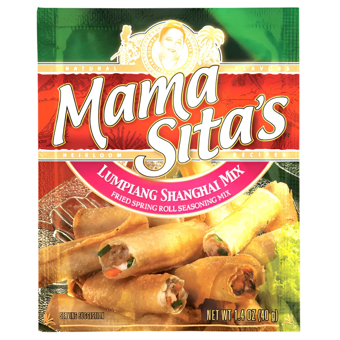 Kjøp Lumpiang Shanghai Mix (Fried Spring Roll Seasoning Mix) - Mama Sita’s - 6x40g - Fodda.no Asiatisk Nettbutikk - Rask levering i hele Norge