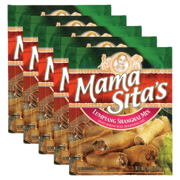 Kjøp Lumpiang Shanghai Mix (Fried Spring Roll Seasoning Mix) - Mama Sita’s - 6x40g - Fodda.no Asiatisk Nettbutikk - Rask levering i hele Norge