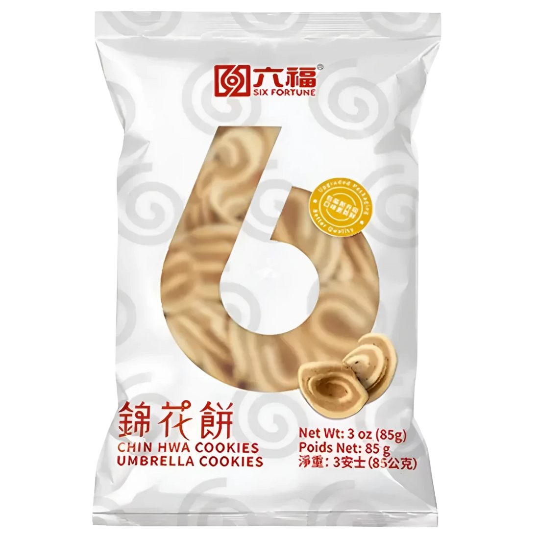 Kjøp Ma Hwa Cookies Dough Twist Cookies - Six Fortune, 85g (Datovarer) - Fodda.no Asiatisk Nettbutikk - Rask levering i hele Norge