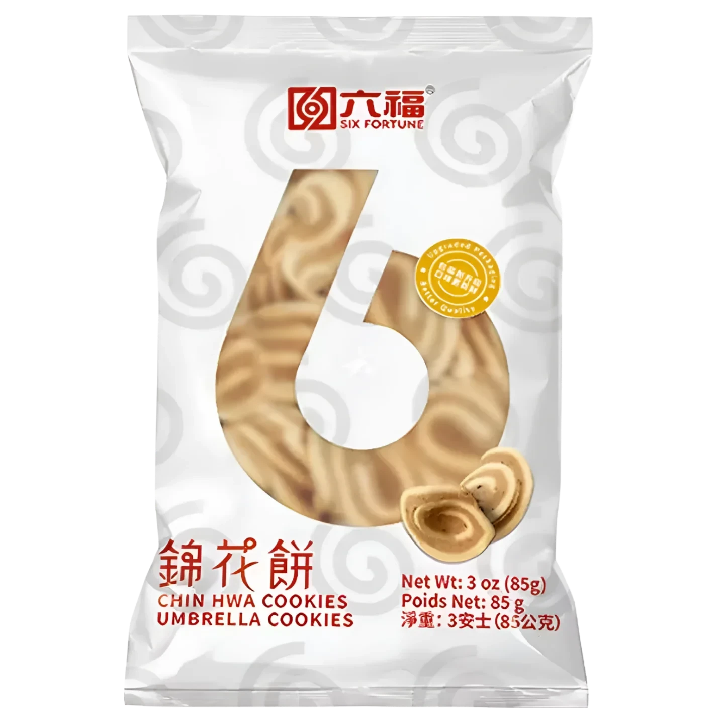 Kjøp Ma Hwa Cookies Dough Twist Cookies - Six Fortune, 85g (Datovarer) - Fodda.no Asiatisk Nettbutikk - Rask levering i hele Norge