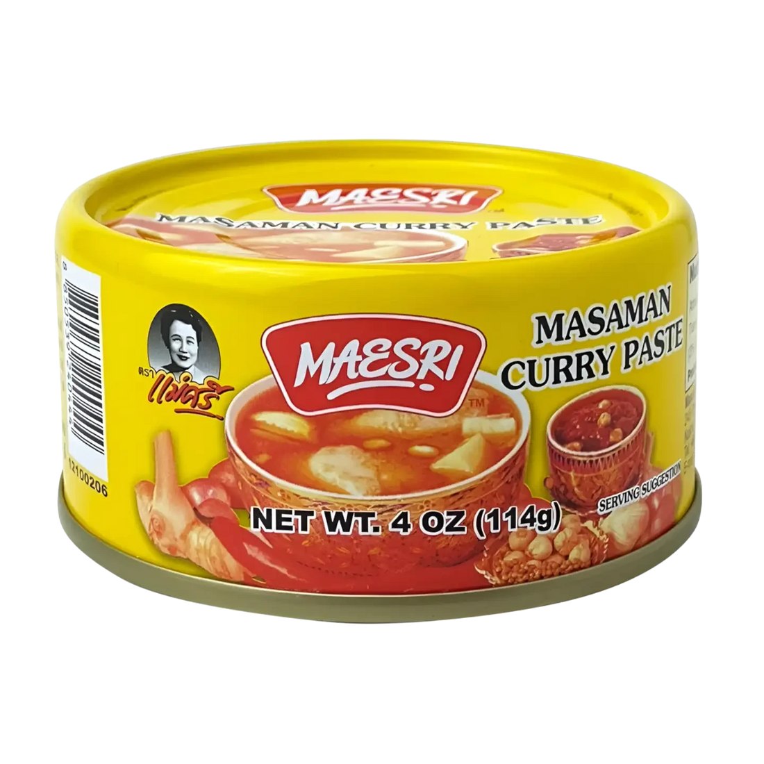 Kjøp Massaman Curry Paste - Maesri, 114g - Fodda.no Asiatisk Nettbutikk - Rask levering i hele Norge