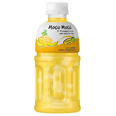 Kjøp Mogu Mogu Pineapple Flavour Drink with Nata De Coco, 320ml på nett - Fodda.no Asiatisk Nettbutikk - Rask levering i hele Norge