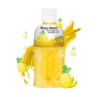 Kjøp Mogu Mogu Pineapple Flavour Drink with Nata De Coco, 320ml på nett - Fodda.no Asiatisk Nettbutikk - Rask levering i hele Norge