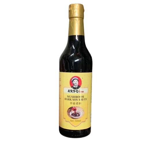 Kjøp Mushroom Dark Soy Sauce - Arpo, 500ml - Fodda.no Asiatisk Nettbutikk - Rask levering i hele Norge