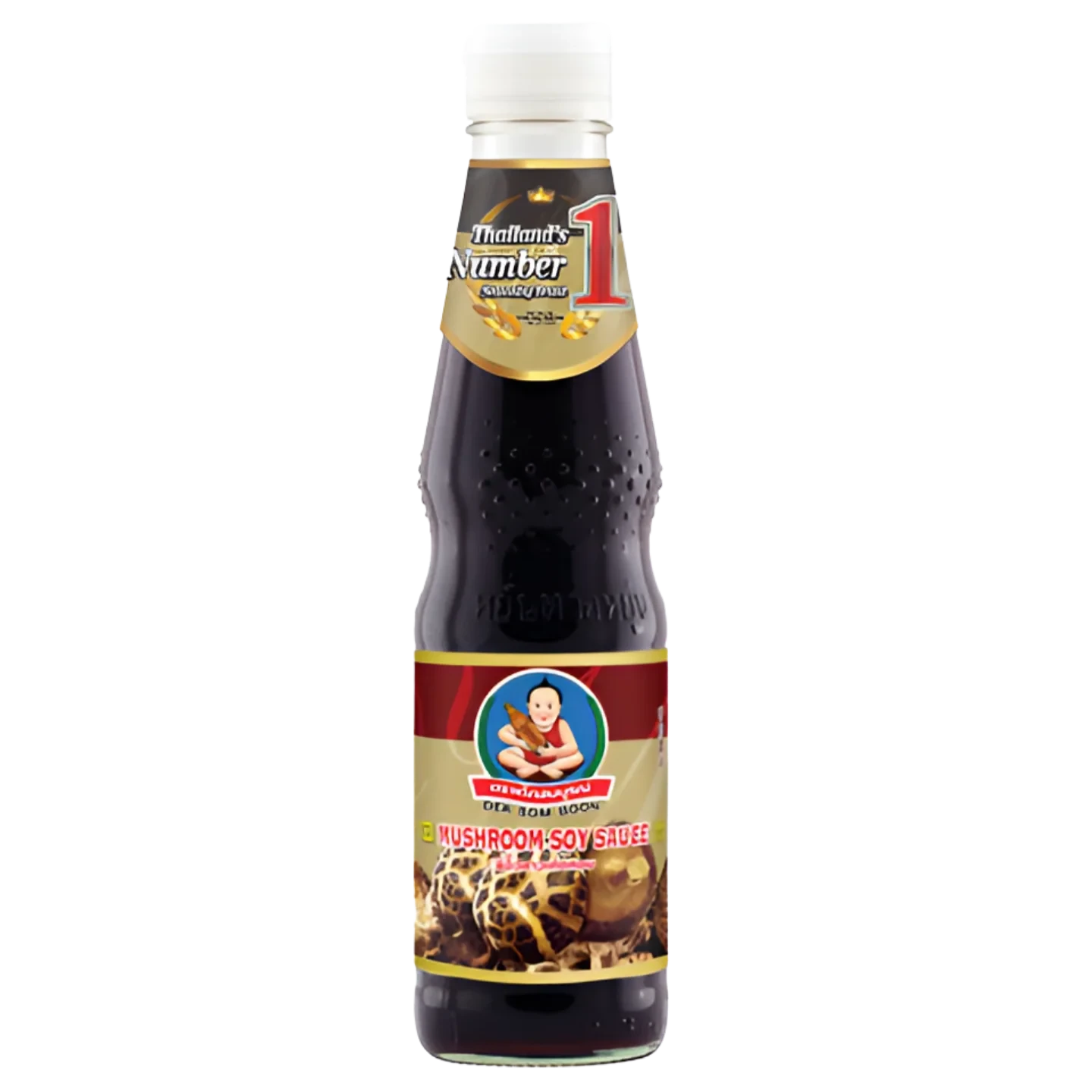 Kjøp Mushroom Soy Sauce - Dek Som Boon, 300ml - Fodda.no Asiatisk Nettbutikk - Rask levering i hele Norge