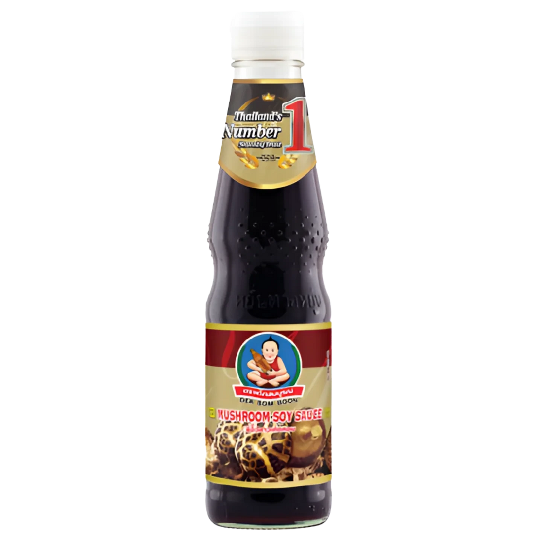 Kjøp Mushroom Soy Sauce - Dek Som Boon, 300ml - Fodda.no Asiatisk Nettbutikk - Rask levering i hele Norge