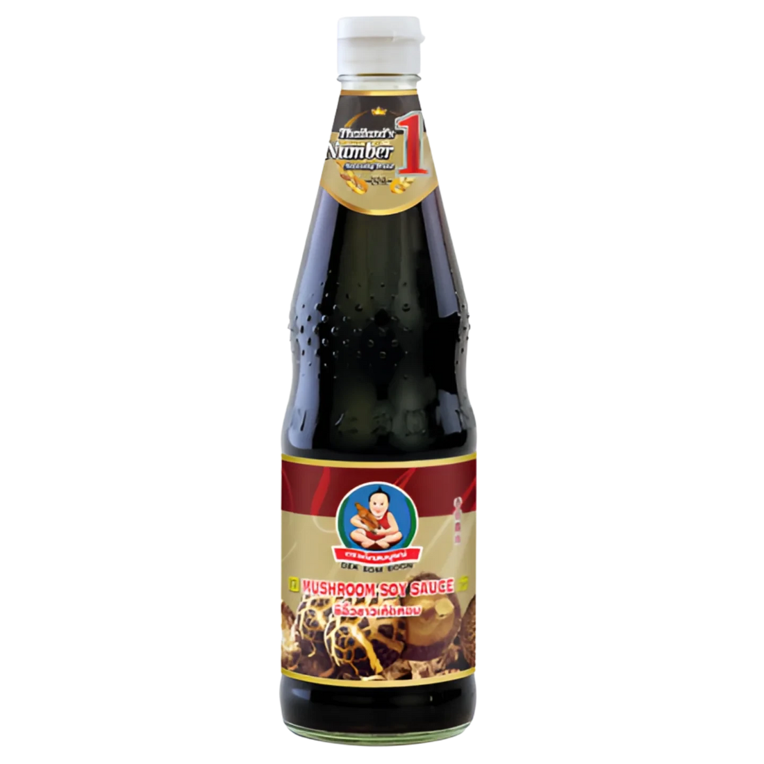 Kjøp Mushroom Soy Sauce - Healthy Boy, 700ml - Fodda.no Asiatisk Nettbutikk - Rask levering i hele Norge