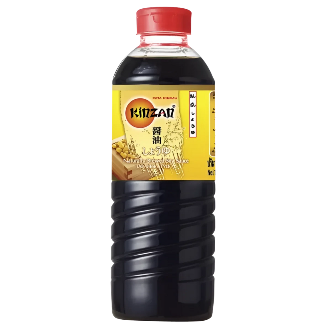 Kjøp Naturally Brewed Soy Sauce - Kinzan, 500ml - Fodda.no Asiatisk Nettbutikk - Rask levering i hele Norge