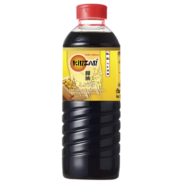 Kjøp Naturally Brewed Soy Sauce - Kinzan, 500ml - Fodda.no Asiatisk Nettbutikk - Rask levering i hele Norge