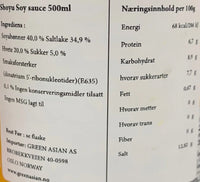 Kjøp Naturally Brewed Soy Sauce - Kinzan, 500ml - Fodda.no Asiatisk Nettbutikk - Rask levering i hele Norge