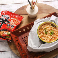 Kjøp Nongshim Shin Ramyun Japanske Nudler 20-Pakning, 20x120g på nett - Fodda.no Asiatisk Nettbutikk - Rask levering i hele Norge