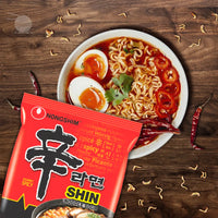 Kjøp Nongshim Shin Ramyun Japanske Nudler 20-Pakning, 20x120g på nett - Fodda.no Asiatisk Nettbutikk - Rask levering i hele Norge