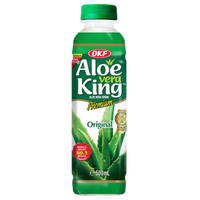 Kjøp OKF Premium Aloe Vera Drink Original, 500ml på nett - Fodda.no Asiatisk Nettbutikk - Rask levering i hele Norge