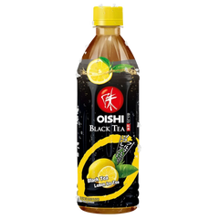 Kjøp Oishi Japanese Black Tea Lemon Flavour Drink, 500ml på nett - Fodda.no Asiatisk Nettbutikk - Rask levering i hele Norge